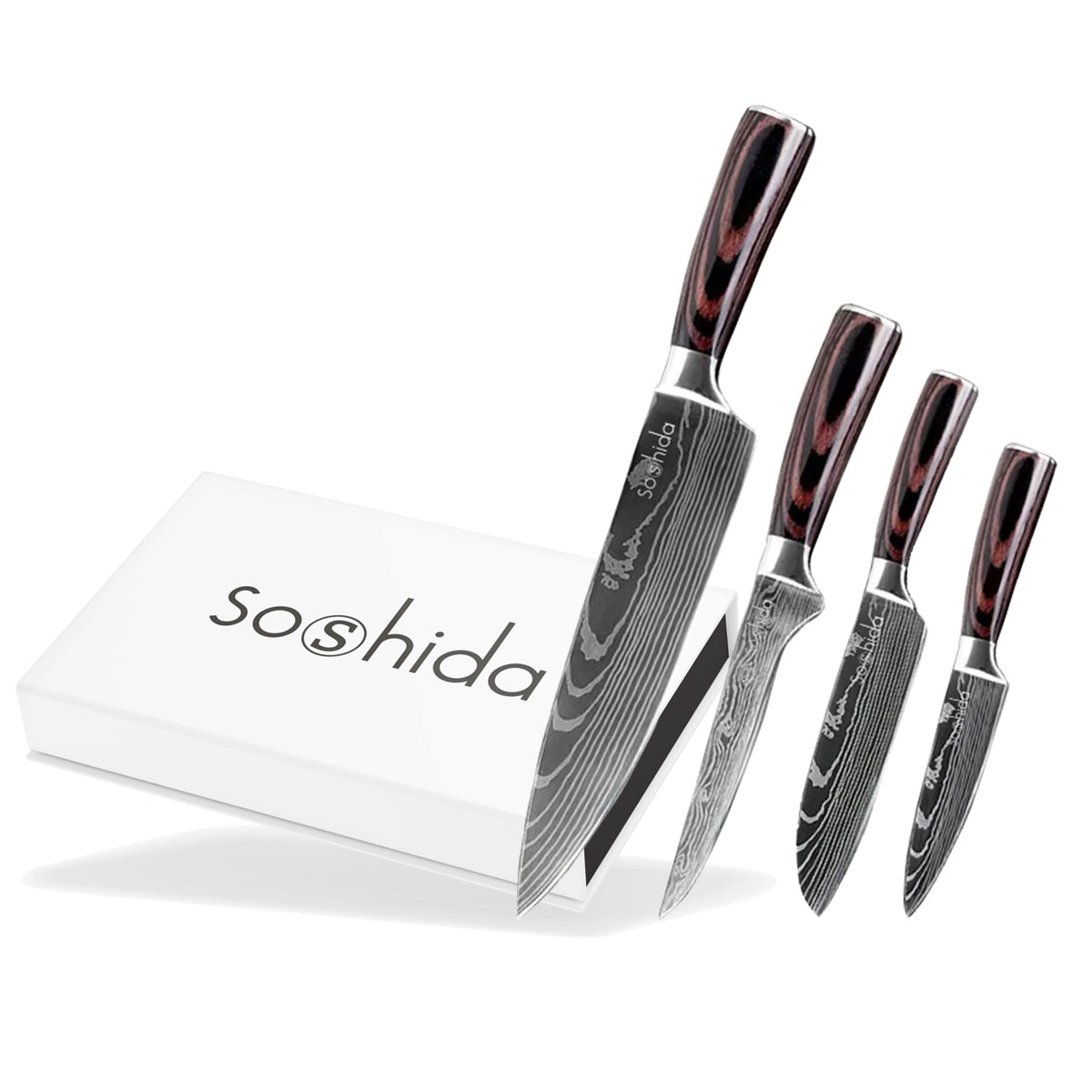 Soshida Japanese Chef Knife Set | Premium Kitchen Knives Collection ...