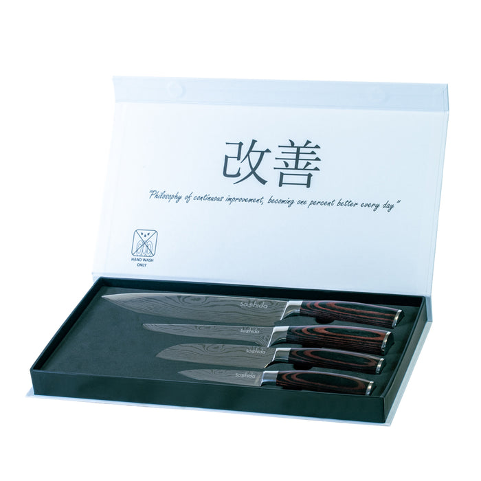 Japanese Soshida Chef Knife Set