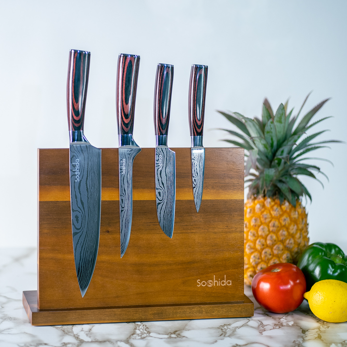 Japanese Soshida Chef Knife Set