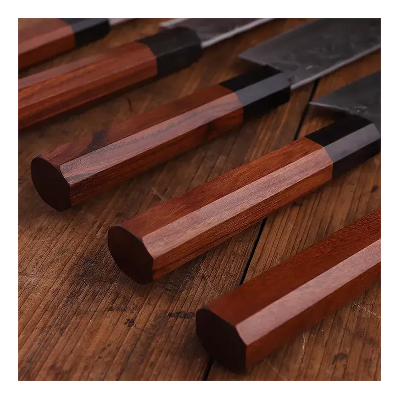 Soshida Japanese Carbon Steel Chef Knife Set